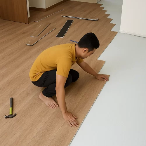 Wood Flooring Work in Dubai